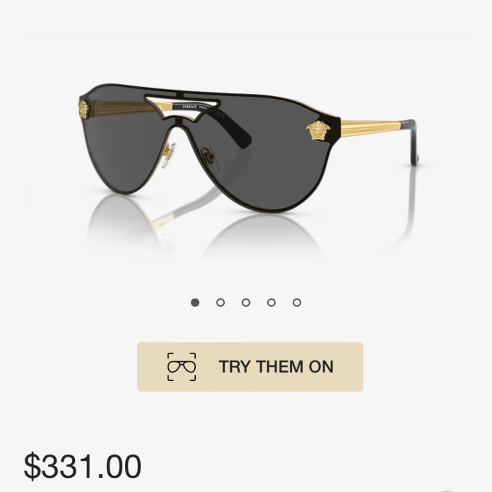 BLACK FRIDAY SALE ✨✨ Versace Aviator sunglasses